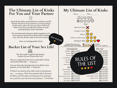 list of kinks|50 Kinks and Fetishes